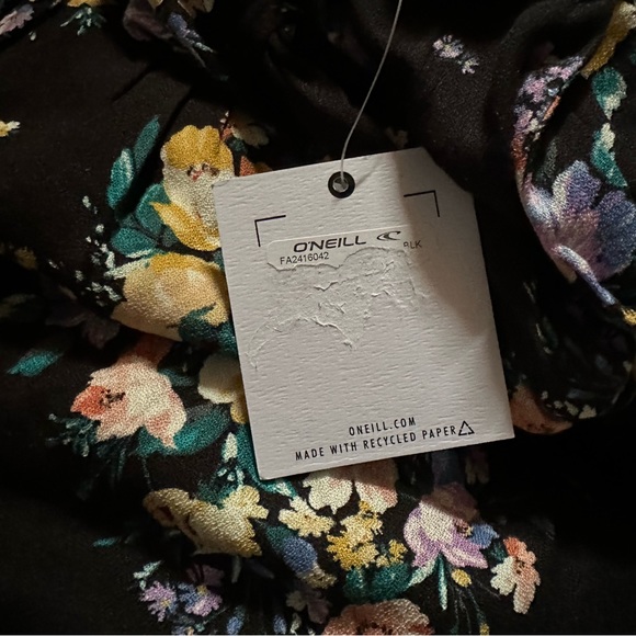 NWT O'Neill Alta Midi Dress Size XS Color Black - Picture 8 of 8